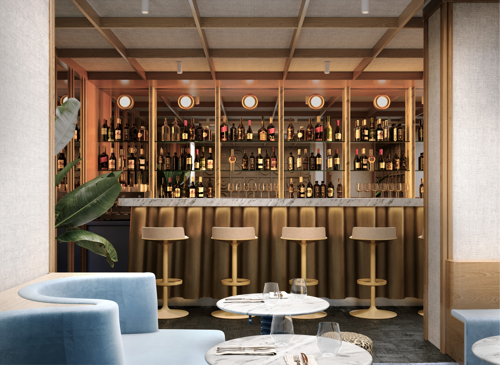 Restaurant interior